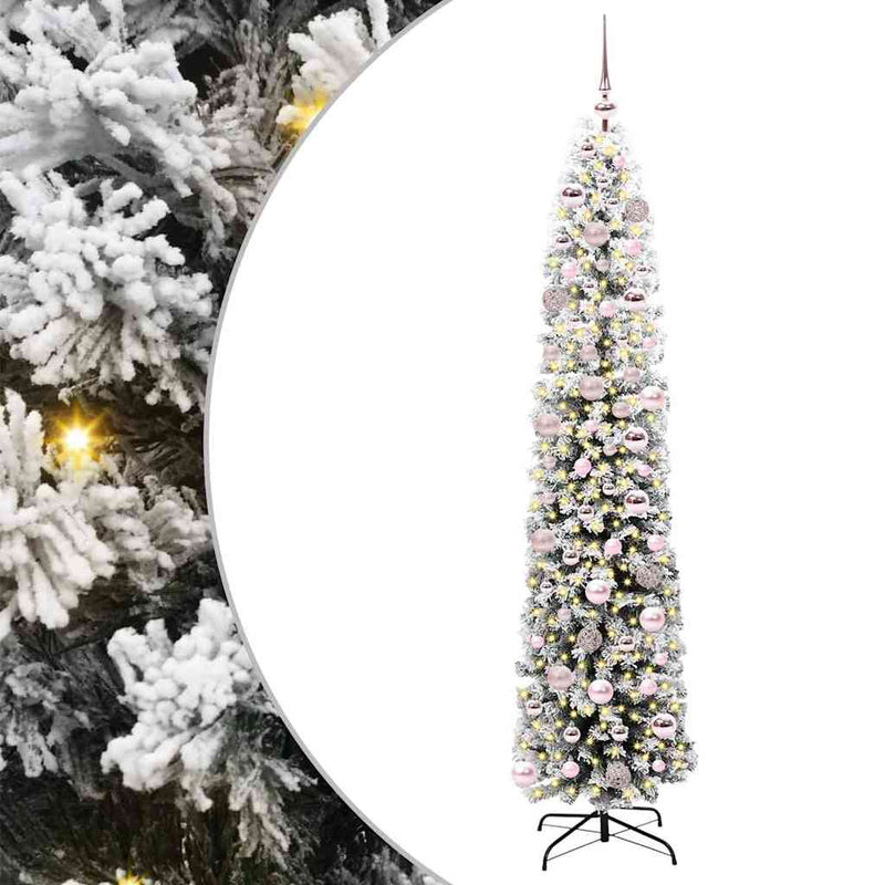 Load image into Gallery viewer, Vidaxl kunstkerstboom groen 180 cm pvc en staal en kunststof
