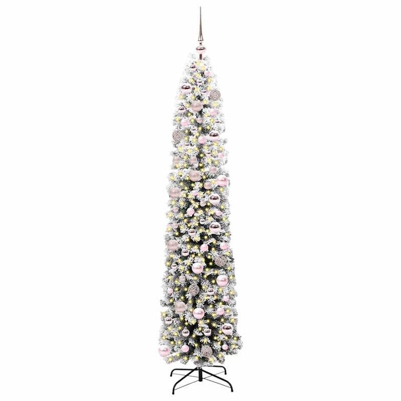Load image into Gallery viewer, Vidaxl kunstkerstboom groen 180 cm pvc en staal en kunststof

