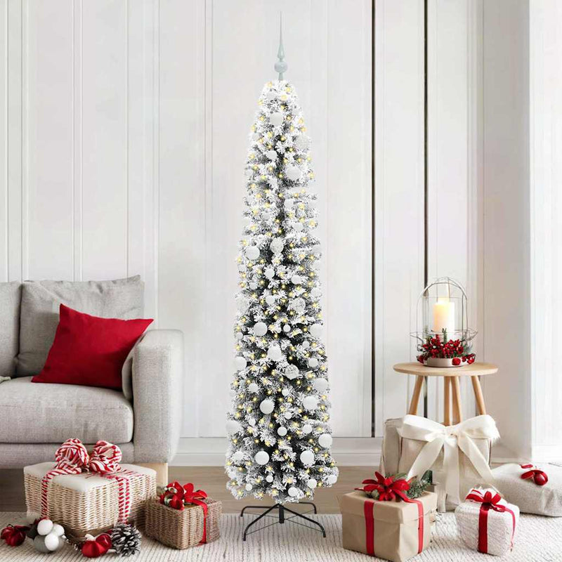 Load image into Gallery viewer, Vidaxl kunstkerstboom groen 180 cm pvc en staal en kunststof
