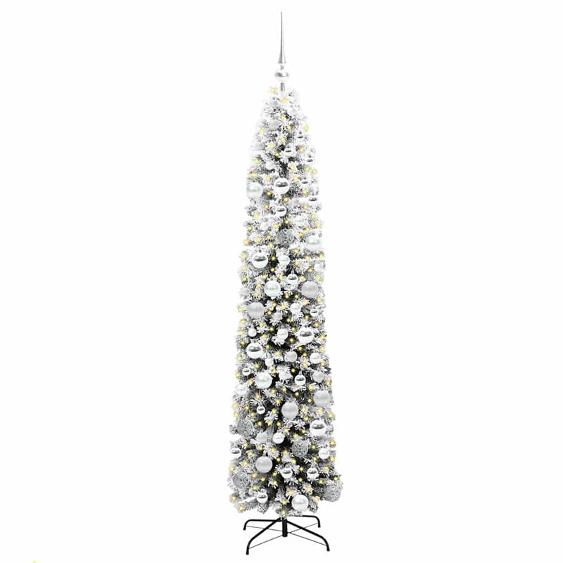Load image into Gallery viewer, Vidaxl kunstkerstboom groen 180 cm pvc en staal en kunststof
