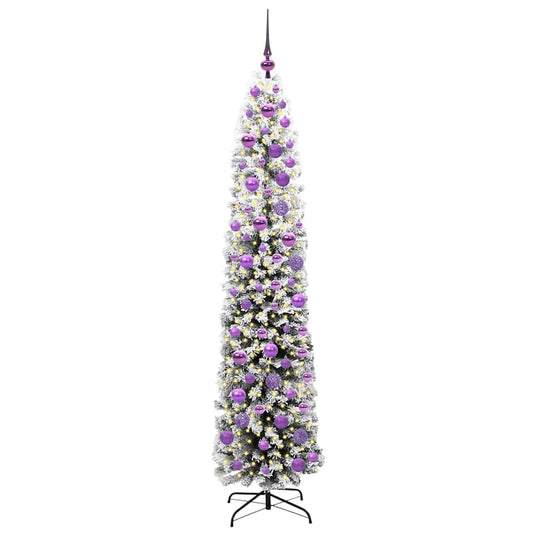 Vidaxl kunstkerstboom groen 180 cm pvc en staal en kunststof