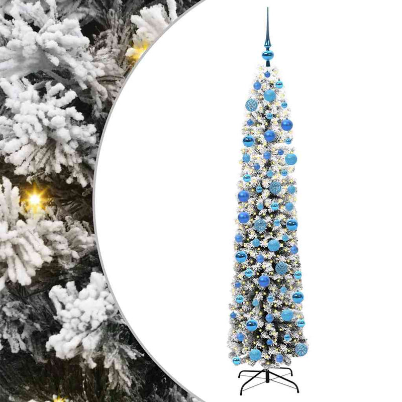 Load image into Gallery viewer, Vidaxl kunstkerstboom groen 180 cm pvc en staal en kunststof
