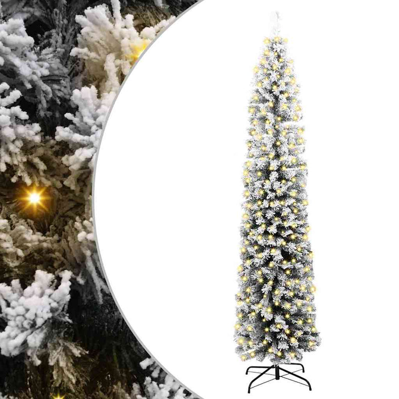 Load image into Gallery viewer, Vidaxl kunstkerstboom groen 210 cm pvc en staal en kunststof
