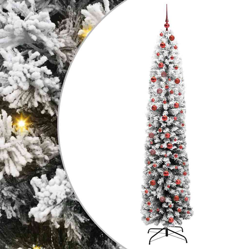 Load image into Gallery viewer, Vidaxl kunstkerstboom groen 210 cm pvc en staal en kunststof
