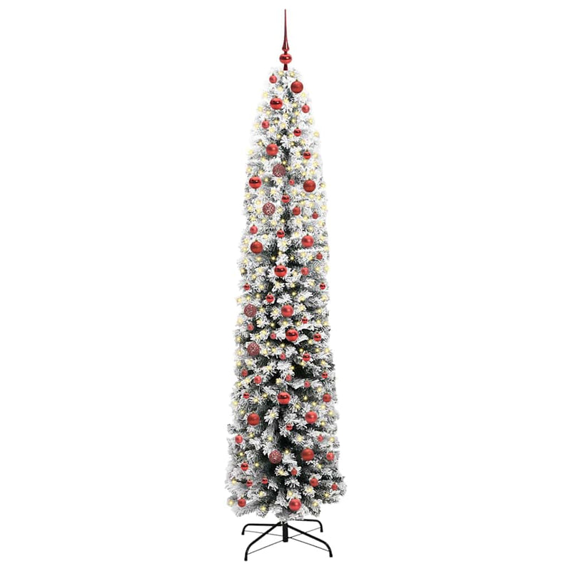 Load image into Gallery viewer, Vidaxl kunstkerstboom groen 210 cm pvc en staal en kunststof

