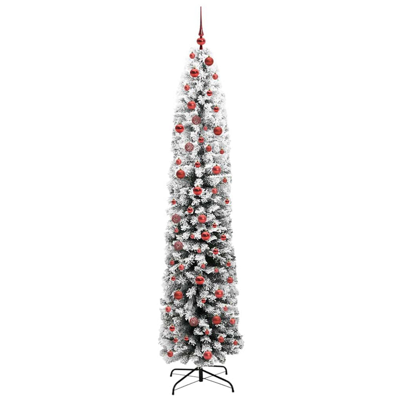 Load image into Gallery viewer, Vidaxl kunstkerstboom groen 210 cm pvc en staal en kunststof
