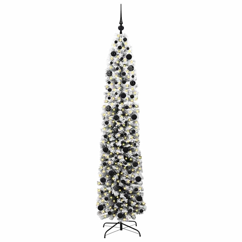 Load image into Gallery viewer, Vidaxl kunstkerstboom groen 210 cm pvc en staal en kunststof
