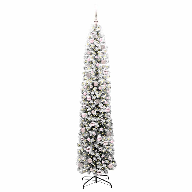 Load image into Gallery viewer, Vidaxl kunstkerstboom groen 210 cm pvc en staal en kunststof
