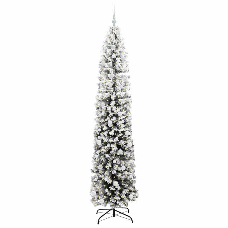 Load image into Gallery viewer, Vidaxl kunstkerstboom groen 240 cm pvc en staal en kunststof
