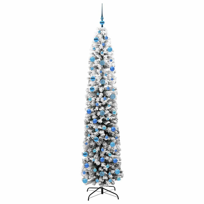 Load image into Gallery viewer, Vidaxl kunstkerstboom groen 240 cm pvc en staal en kunststof
