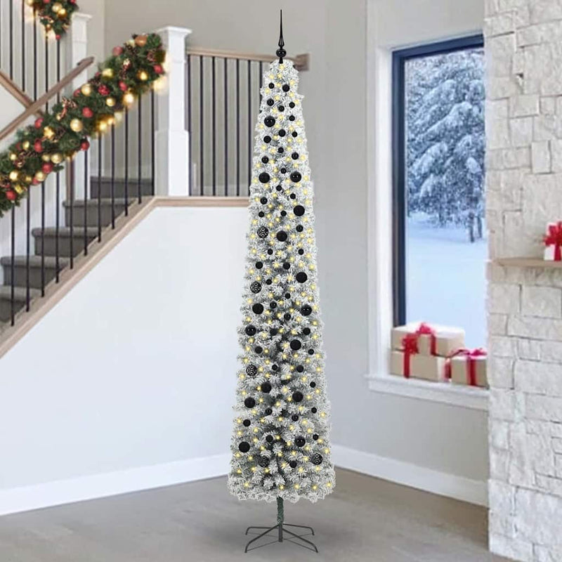 Load image into Gallery viewer, Vidaxl kunstkerstboom groen 270 cm pvc en staal en kunststof
