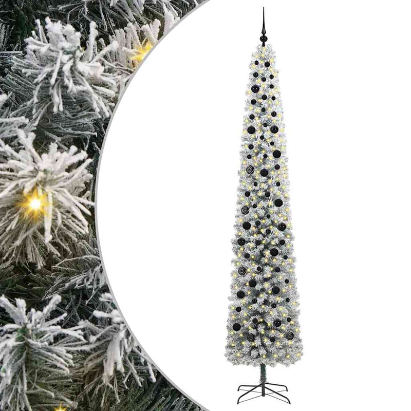 Load image into Gallery viewer, Vidaxl kunstkerstboom groen 270 cm pvc en staal en kunststof

