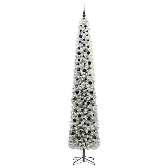 Vidaxl kunstkerstboom groen 270 cm pvc en staal en kunststof