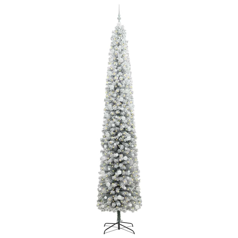 Load image into Gallery viewer, Vidaxl kunstkerstboom groen 270 cm pvc en staal en kunststof
