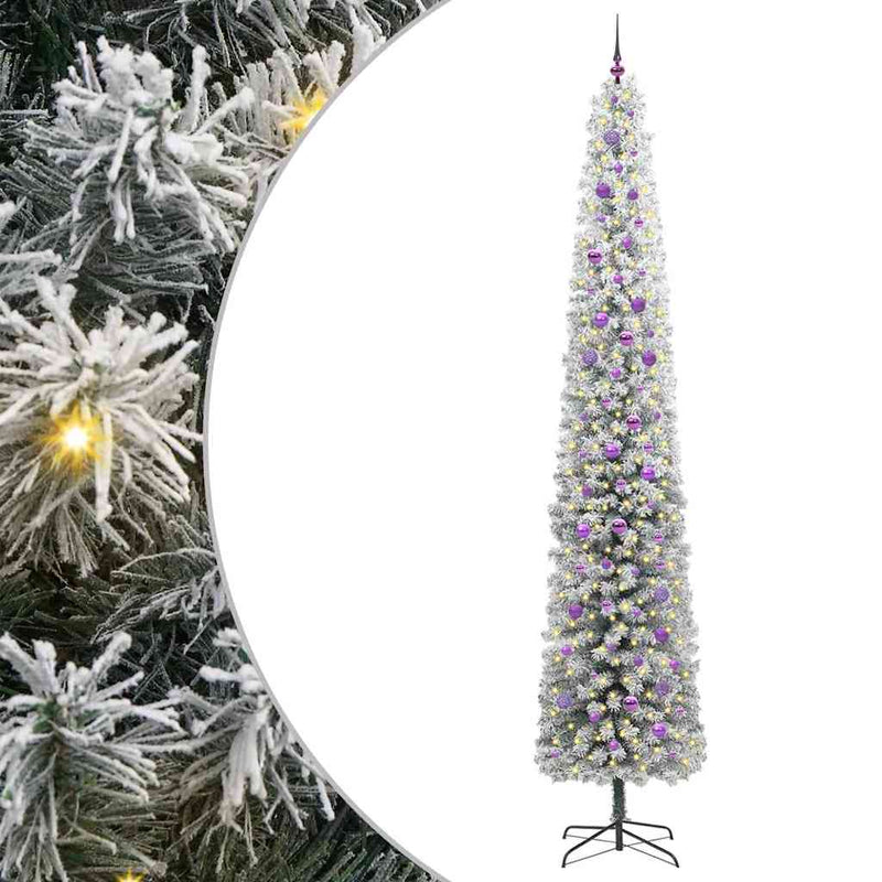 Load image into Gallery viewer, Vidaxl kunstkerstboom groen 300 cm pvc en staal en kunststof
