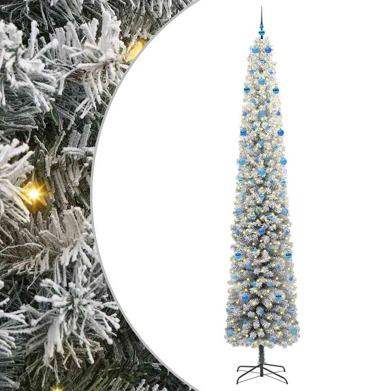 Load image into Gallery viewer, Vidaxl kunstkerstboom groen 300 cm pvc en staal en kunststof
