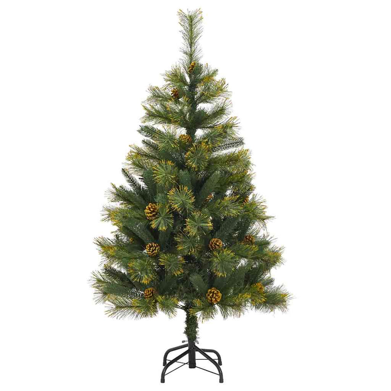 Load image into Gallery viewer, Vidaxl kunstmatige scharnier kerstboom met cones groen 150 cm
