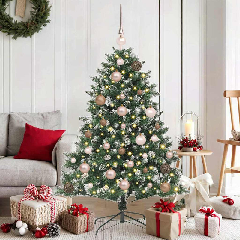 Load image into Gallery viewer, Vidaxl kunstkerstboom met 150 led groen 120 cm pvc en plastic en staal
