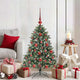 Vidaxl kunstkerstboom met 150 led groen 120 cm pvc en plastic en staal