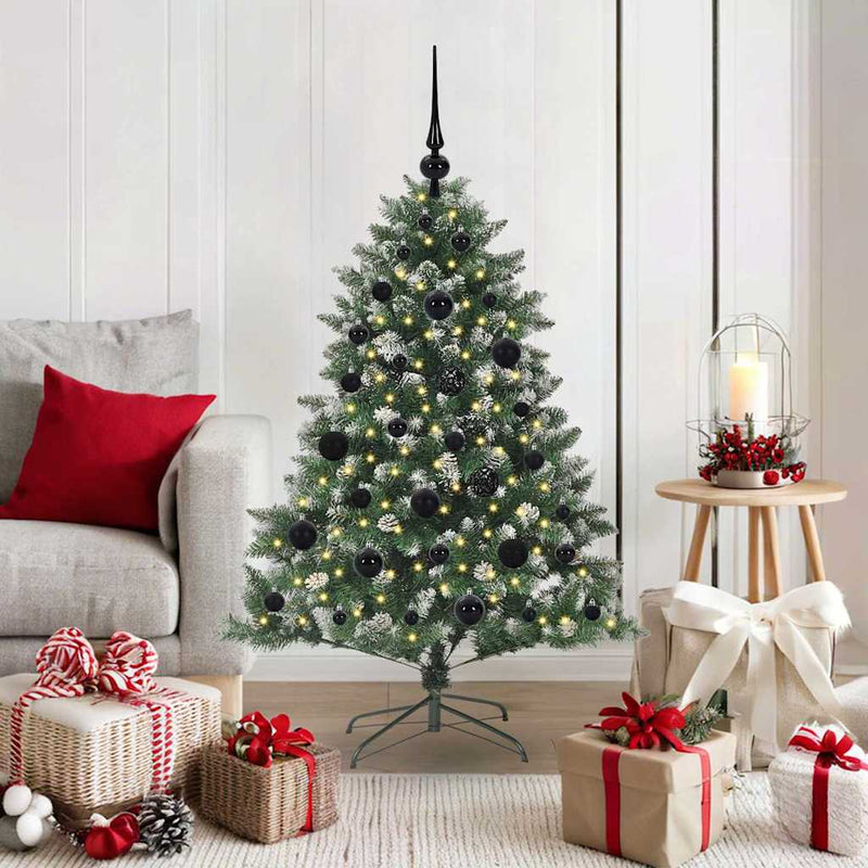 Load image into Gallery viewer, Vidaxl kunstkerstboom met 150 led groen 120 cm pvc en plastic en staal
