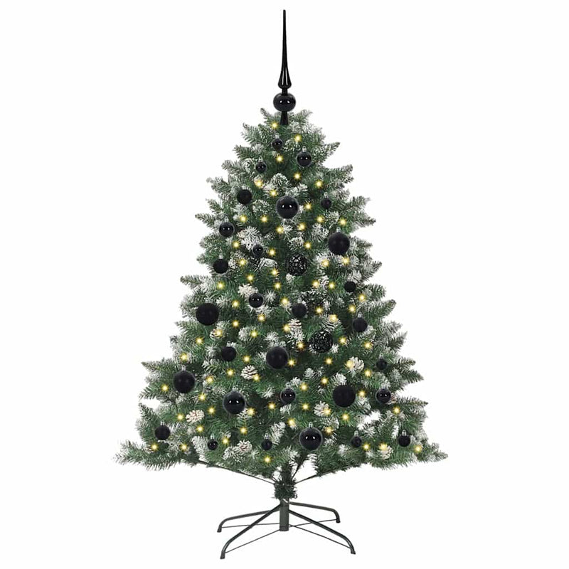 Load image into Gallery viewer, Vidaxl kunstkerstboom met 150 led groen 120 cm pvc en plastic en staal

