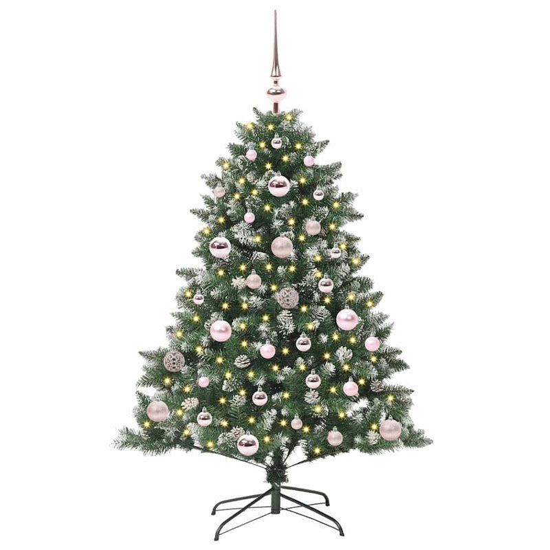 Load image into Gallery viewer, Vidaxl kunstkerstboom met 150 led groen 120 cm pvc en plastic en staal
