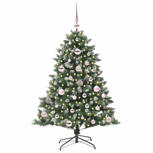 Vidaxl kunstkerstboom met 150 led groen 120 cm pvc en plastic en staal