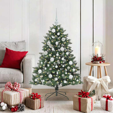 Vidaxl kunstkerstboom met 150 led groen 120 cm pvc en plastic en staal