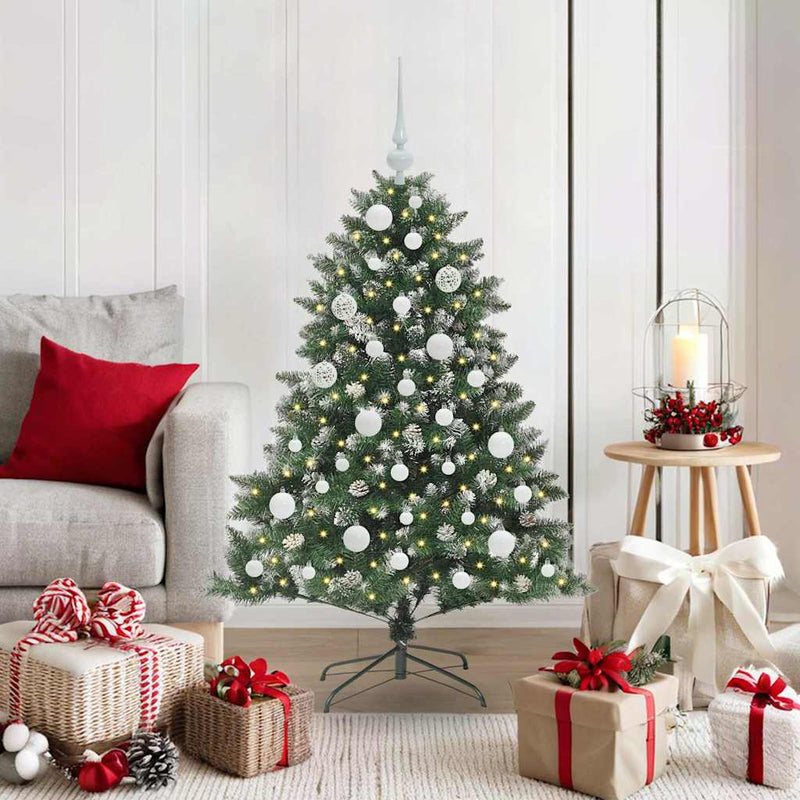 Load image into Gallery viewer, Vidaxl kunstkerstboom met 150 led groen 120 cm pvc en plastic en staal
