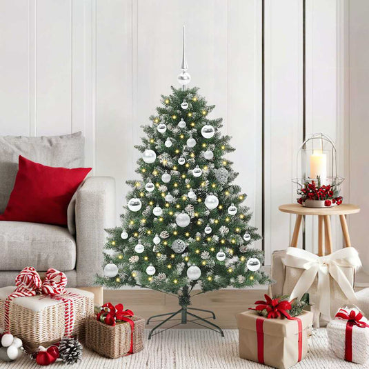 Vidaxl kunstkerstboom met 150 led groen 120 cm pvc en plastic en staal
