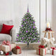Vidaxl kunstkerstboom met 150 led groen 120 cm pvc en plastic en staal