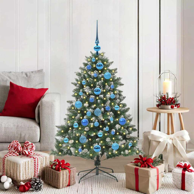 Load image into Gallery viewer, Vidaxl kunstkerstboom met 150 led groen 120 cm pvc en plastic en staal
