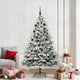 Vidaxl artificial pre-lit kerstboom met ballenset groen 210 cm
