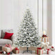 Vidaxl artificial pre-lit kerstboom met ballenset groen 210 cm