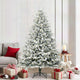 Vidaxl artificial pre-lit kerstboom met ballenset groen 210 cm