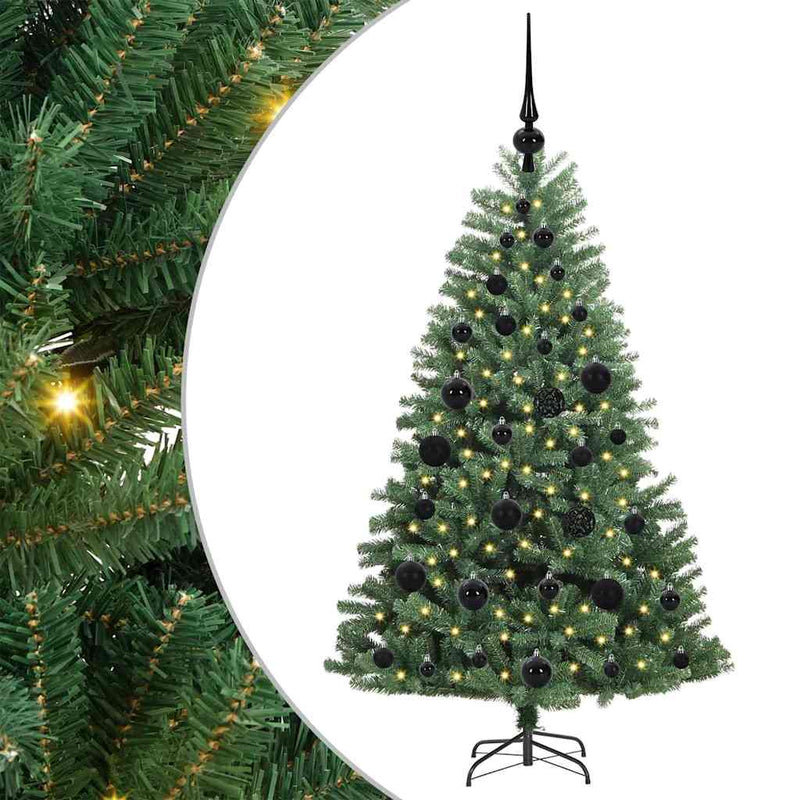 Load image into Gallery viewer, Vidaxl kunstmatige inklapbare kerstboom groen 120 cm pvc en metaal
