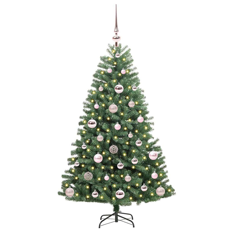 Load image into Gallery viewer, Vidaxl kunstmatige inklapbare kerstboom groen 120 cm pvc en metaal
