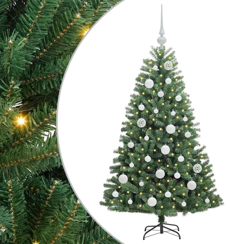 Load image into Gallery viewer, Vidaxl kunstmatige inklapbare kerstboom groen 120 cm pvc en metaal
