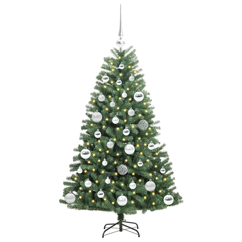 Load image into Gallery viewer, Vidaxl kunstmatige inklapbare kerstboom groen 120 cm pvc en metaal
