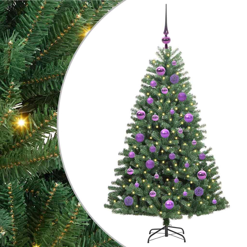Load image into Gallery viewer, Vidaxl kunstmatige inklapbare kerstboom groen 120 cm pvc en metaal
