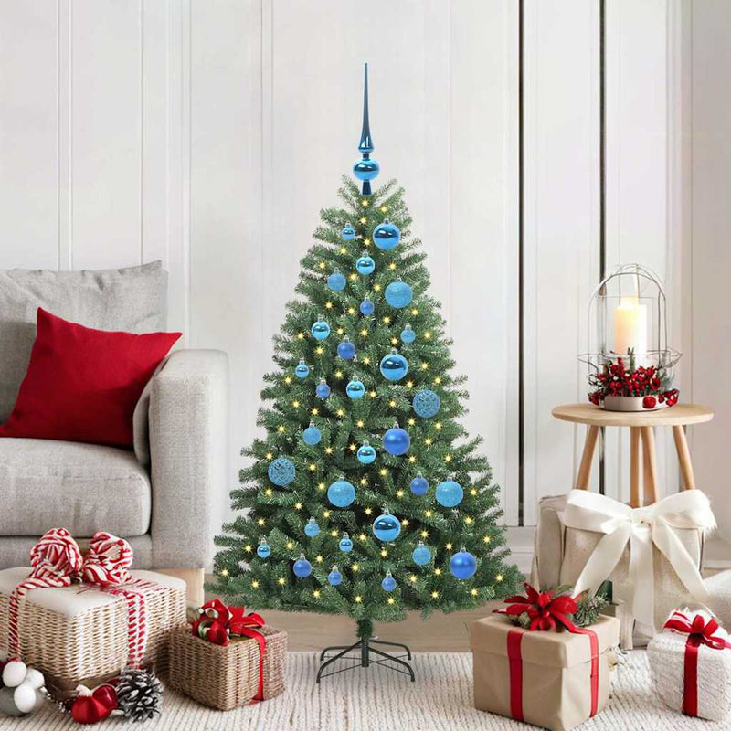 Load image into Gallery viewer, Vidaxl kunstmatige inklapbare kerstboom groen 120 cm pvc en metaal

