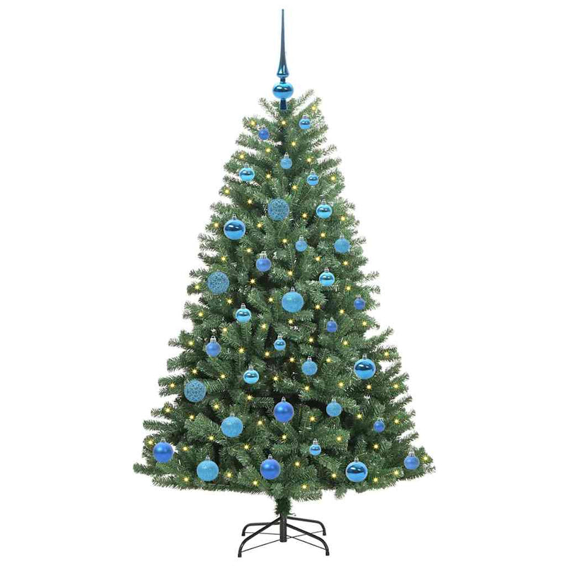 Load image into Gallery viewer, Vidaxl kunstmatige inklapbare kerstboom groen 150 cm pvc en metaal
