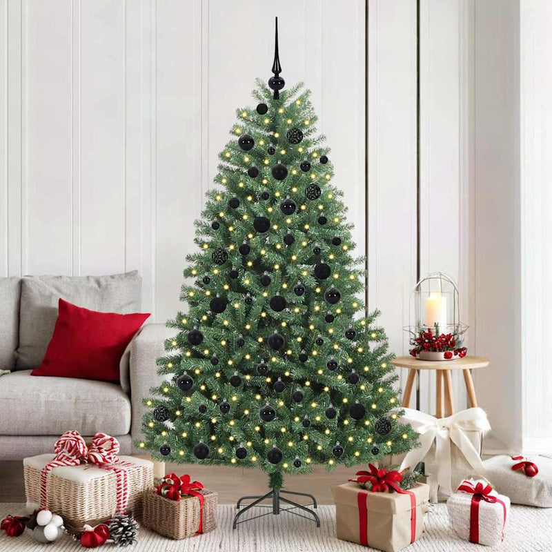 Load image into Gallery viewer, Vidaxl kunstmatige inklapbare kerstboom groen 180 cm pvc en metaal
