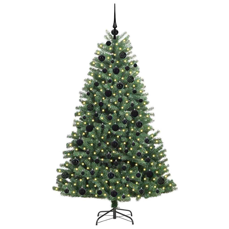Load image into Gallery viewer, Vidaxl kunstmatige inklapbare kerstboom groen 180 cm pvc en metaal
