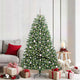 Vidaxl kunstmatige inklapbare kerstboom groen 180 cm pvc en metaal