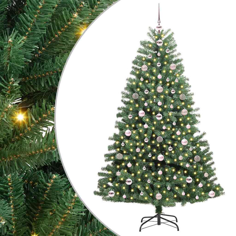Load image into Gallery viewer, Vidaxl kunstmatige inklapbare kerstboom groen 180 cm pvc en metaal
