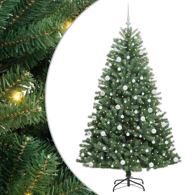 Load image into Gallery viewer, Vidaxl kunstmatige inklapbare kerstboom groen 180 cm pvc en metaal
