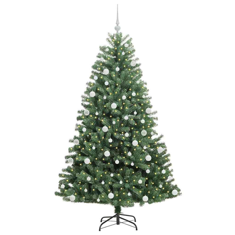 Load image into Gallery viewer, Vidaxl kunstmatige inklapbare kerstboom groen 180 cm pvc en metaal
