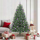 Vidaxl kunstmatige inklapbare kerstboom groen 180 cm pvc en metaal