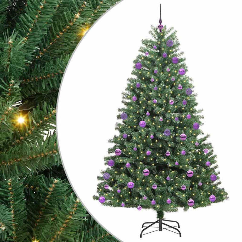 Load image into Gallery viewer, Vidaxl kunstmatige inklapbare kerstboom groen 180 cm pvc en metaal
